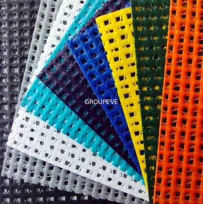 Un bon prix. le PVC en plastique de 195gsm 230gsm 250gsm a enduit Mesh Fabric 250D/21*19 en ligne