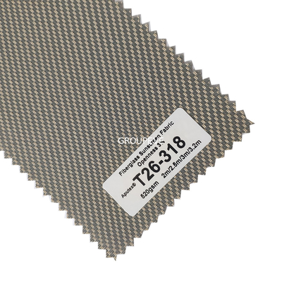 Un bon prix. Tissu antibactérien NFPA 701 de protection solaire de fibre de verre de Sunetex 0.55mm en ligne