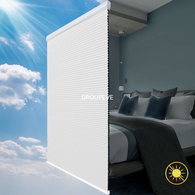 Un bon prix. La panne d'électricité à la maison plient les abat-jour de fenêtre plissés sans fil de tissu cellulaire en ligne
