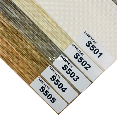 Un bon prix. Tissu réglable léger d'abat-jour de rouleau de zèbre jour et nuit en ligne