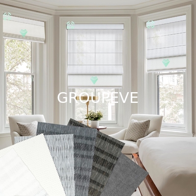 Un bon prix. Abat-jour 100% de rouleau de panne d'électricité de polyester Roman Fabric For Window Treatment en ligne