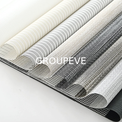 Un bon prix. Matériau en PVC résistant aux rayons UV, résistant aux couleurs, tissu pour fenêtre en ligne