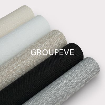 Un bon prix. 360GSM 2.5M/3M Width Horizontal Polyester Roller Blinds Fabric for French Window en ligne