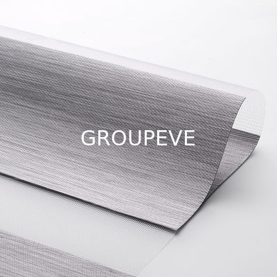 Un bon prix. 425GSM Double Day and Night Customizable Color Zebra Blinds Fabric for French Window en ligne