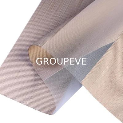 Un bon prix. 425GSM Tissu pour volets horizontaux de zèbre avec fonction supérieure ouverte pour le semi-noir de jour et de nuit en ligne