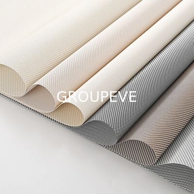 Un bon prix. 10% d'ouverture Résistant à l'eau et à la flamme Tissu écran solaire Roller Blind Tissu écran solaire en ligne