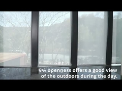 Tissu solaire Sun à ressort de nuances de protection solaire de franchise de 5% ombrageant des nuances d'abat-jour de rouleau pour la fenêtre