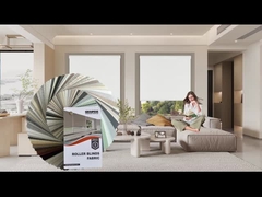 Couche blanche rétractable aux incendies et à l'obscurcissement des fenêtres