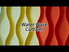 Tissus 100% translucides verticaux de stores de 127mm de polyester pour la décoration à la maison de fenêtre